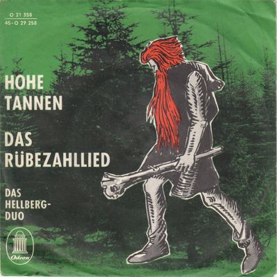 Das Hellberg-Duo - Hohe Tannen - Das Rübezahllied Vinyl Singles Vinyl Zeer Goed / Hoesje Goed "VINYLSINGLES.NL"