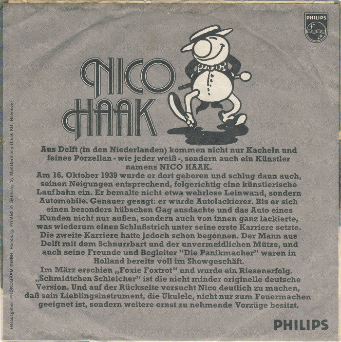 Nico Haak - Schmidtchen Schleicher 28248 Vinyl Singles Vinyl Goed / Hoes Goed