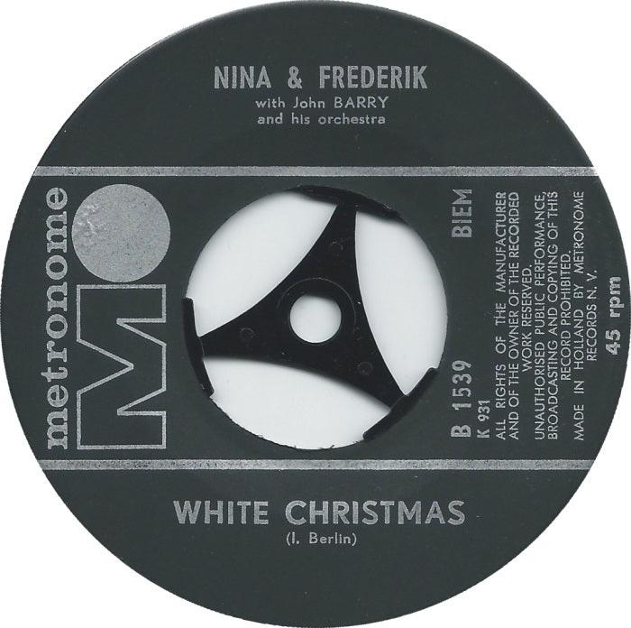 Nina & Frederik - Silent Night - White Christmas 01942 Vinyl Singles Vinyl Goed / Hoes Generic
