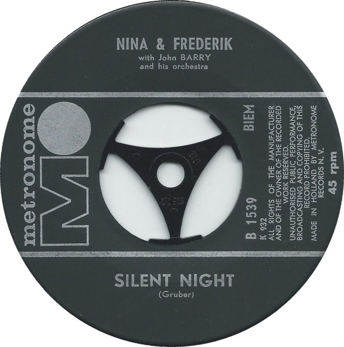 Nina & Frederik - Silent Night - White Christmas 01942 Vinyl Singles Vinyl Goed / Hoes Generic