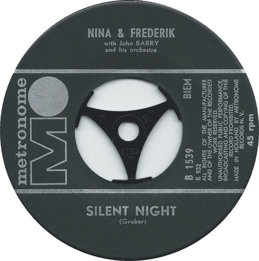 Nina & Frederik - Silent Night - White Christmas 01942 Vinyl Singles Hoes: Generic / Vinyl: Goede Staat   