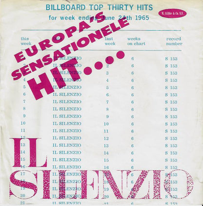 Nini Rosso - Il Silenzio 32745 Vinyl Singles Goede Staat