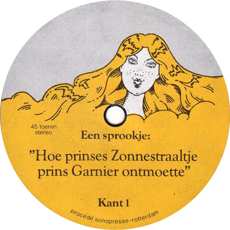 No Artist - Een Sprookje: Hoe Prinses Zonnestraaltje Prins Garnier Ontmoette (Flexi-disc) 32372 Flexidisc Vinyl Goed / Hoes Goed