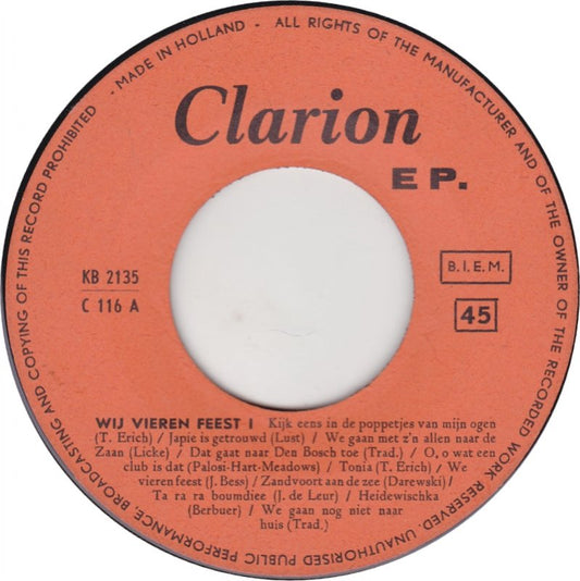 Unknown Artist - Wij Vieren Feest I