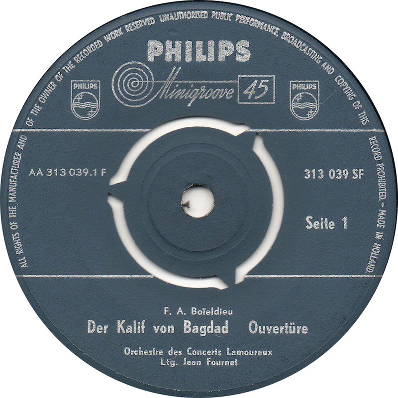 Concerts Lamoureux - Der Kalif Von Baghdad 13769
