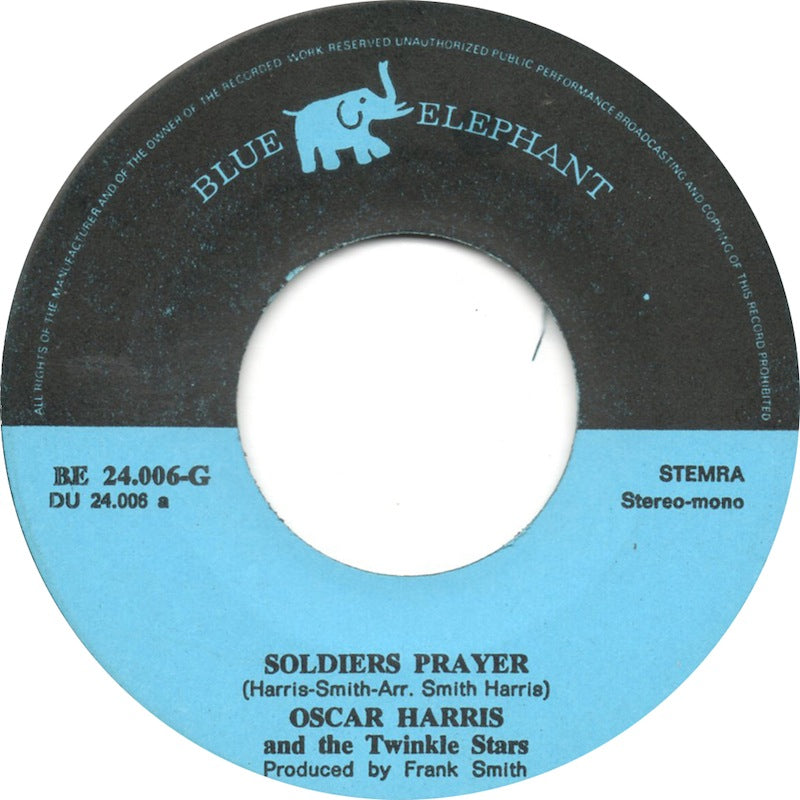 Oscar Harris & The Twinkle Stars - Soldiers Prayer 33407 Vinyl Singles Vinyl Goed / Hoes Generic