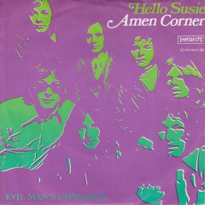 Amen Corner - Hello Susie Vinyl Singles Vinyl Zeer Goed / Hoesje Goed "VINYLSINGLES.NL"
