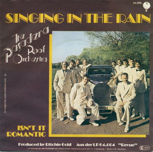 Pasadena Roof Orchestra - Singing In The Rain 17774