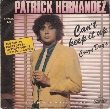 Patrick Hernandez - Kann es nicht weitertragen 28489