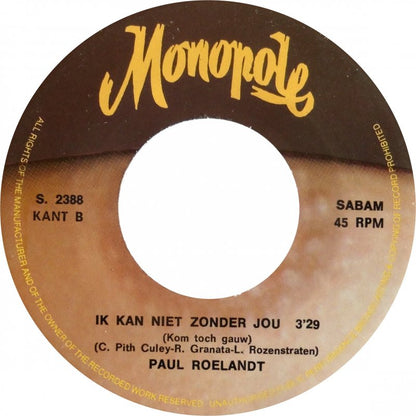 Paul Roelandt - Sag mir, dass es nicht wahr ist 29268
