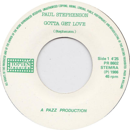 Paul Stephenson - Gotta Get Love 17608