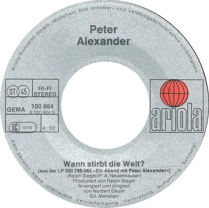 Peter Alexander - Schwarzes Gold 10229