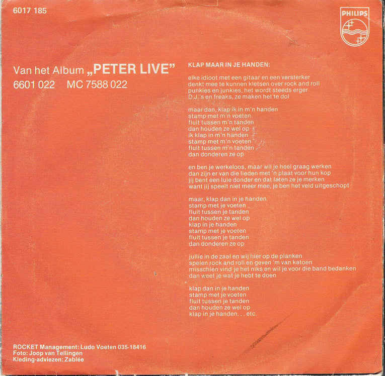 Peter Koelewijn &amp; His Rockets – Clap Your Hands 36339