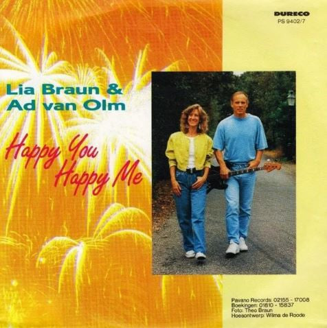 Lia Braun &amp; Ad Van Olm - Happy You Happy Me 12080