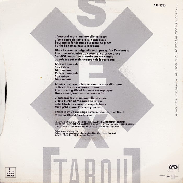 Plastic Bertrand - Sex Tabou 19278