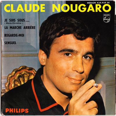 Claude Nougaro - Je Suis Sous Vinyl Singles Vinyl Zeer Goed / Hoesje Goed "VINYLSINGLES.NL"