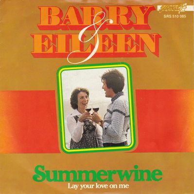 Barry & Eileen - Summerwine Vinyl Singles Vinyl Zeer Goed / Hoesje Goed "VINYLSINGLES.NL"