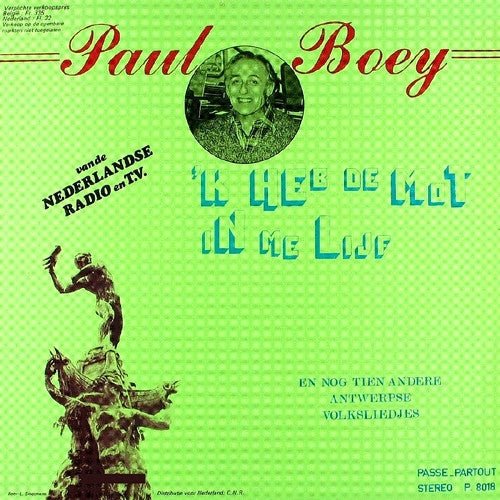 Paul Boey - 'K Heb De Mot In Me Lijf (LP) 43797 Vinyl LP JUKEBOXSINGLES.NL   