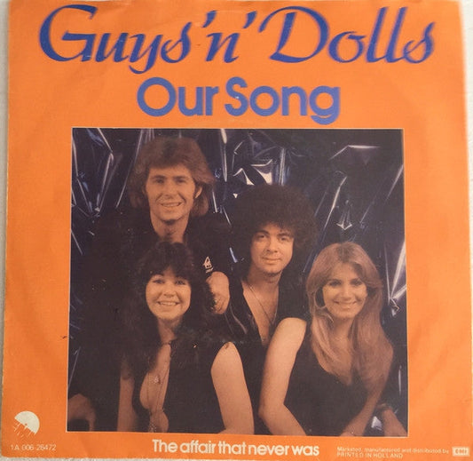 Guys 'N' Dolls - Our Song 42060 Vinyl Singles Vinyl Zeer Goed / Hoesje Goed "VINYLSINGLES.NL"