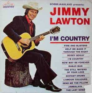 Jimmy Lawton - I'm Country - 43349 Vinyl LP Vinyl Goed / Hoes Goed