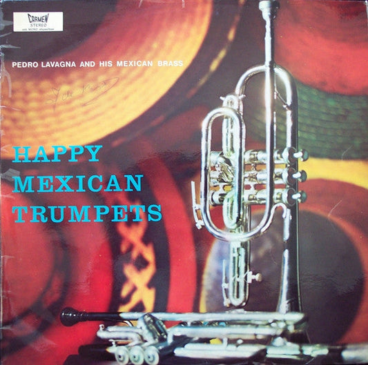 Pedro Lavagna And His Mexican Brass - Happy Mexican Trumpets (LP) 44761 Vinyl LP JUKEBOXSINGLES.NL   