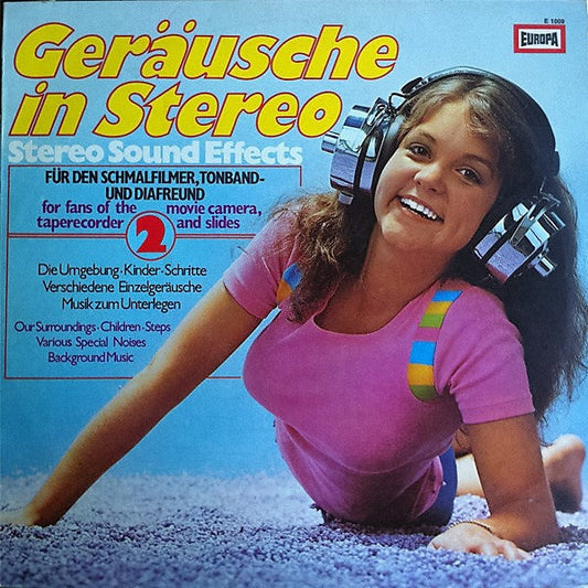 No Artist - Gerausche In Stereo 2 (LP) 43818 Vinyl LP Vinyl Goed / Hoes Goed
