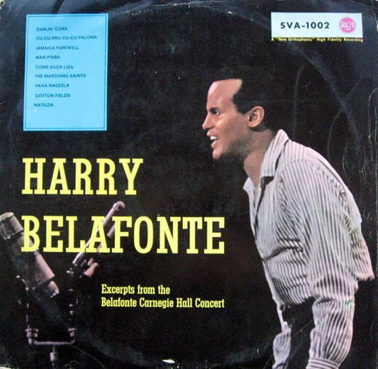Harry Belafonte - Excerpts From The Belafonte Carnegie Hall (LP) Vinyl LP Vinyl Zeer Goed / Hoes Goed "VINYLSINGLES.NL"