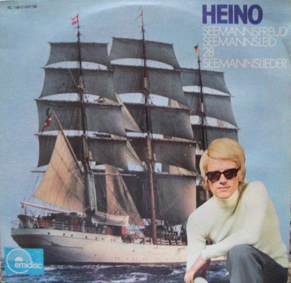 Heino - Seemannsfreud - Seemannsleid 28 Seemannslieder (LP) Vinyl LP Vinyl Zeer Goed / Hoesje Goed "VINYLSINGLES.NL"