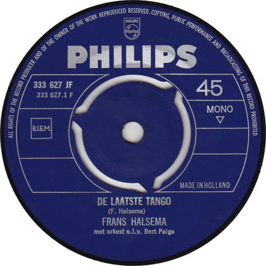 Frans Halsema / Frans Halsema Maria Lindes - The Last Tango / Meeting on the Dam 21611