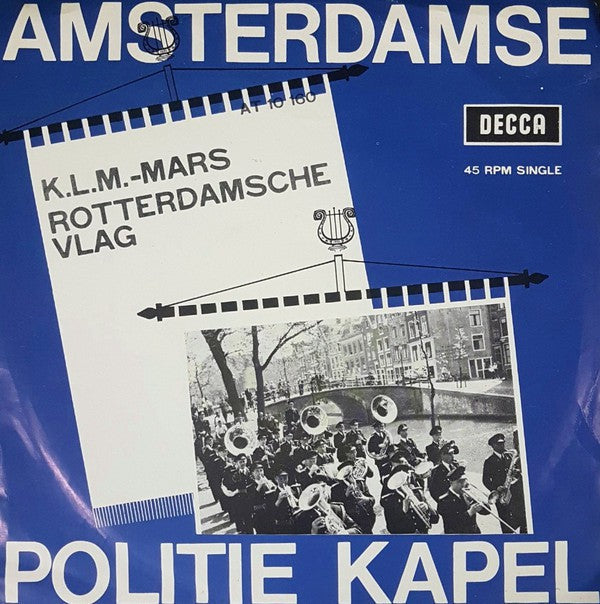 Amsterdamse Politiekapel - KLM-mars (EP) 19149 Vinyl Singles JUKEBOXSINGLES.NL   