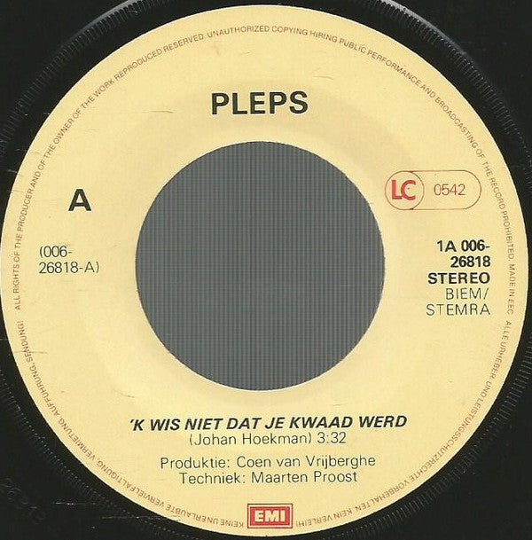 Pleps - Ich wusste nicht, dass du wütend bist 10319 18208