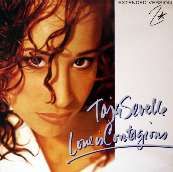 Taja Sevelle - Love Is Contagious (Maxi-Single) Maxi-Singles JUKEBOXSINGLES.NL   