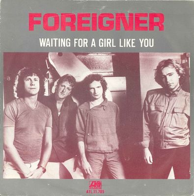 Foreigner - Waiting For A Girl Like You Vinyl Singles Vinyl Zeer Goed / Hoesje Redelijk "VINYLSINGLES.NL"