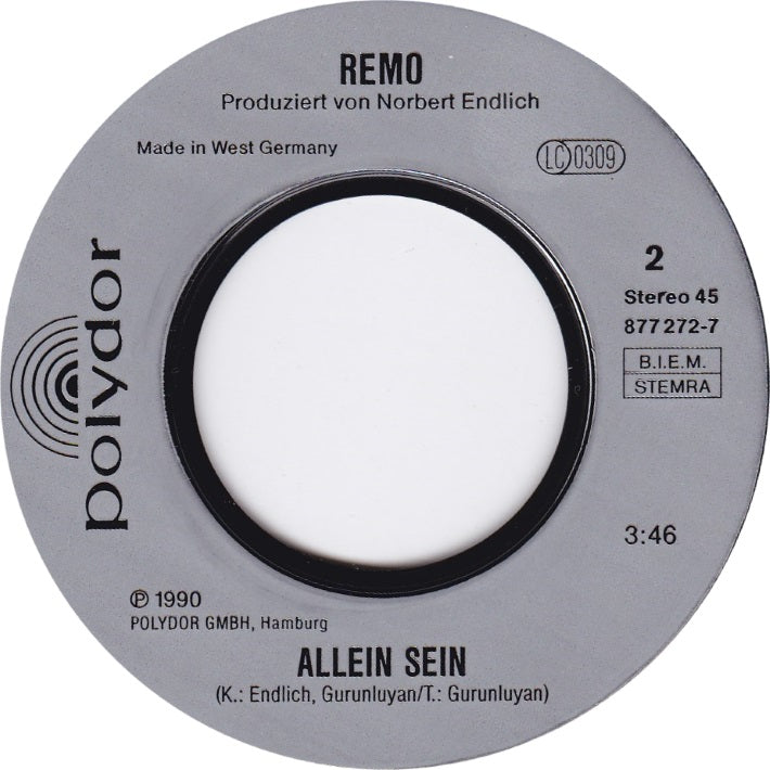 Remo - Irgendwann 23532 Vinyl Singles Vinyl Goed / Hoes Goed