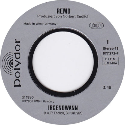 Remo - Irgendwann 23532 Vinyl Singles Vinyl Goed / Hoes Goed