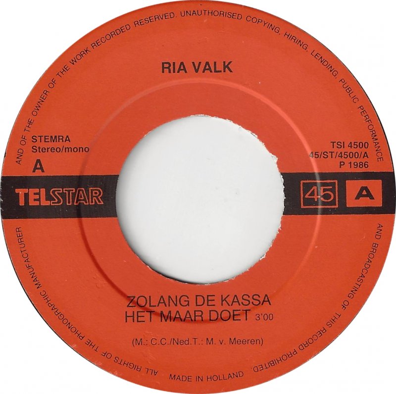 Ria Valk - Solange die Registrierkasse funktioniert 13625