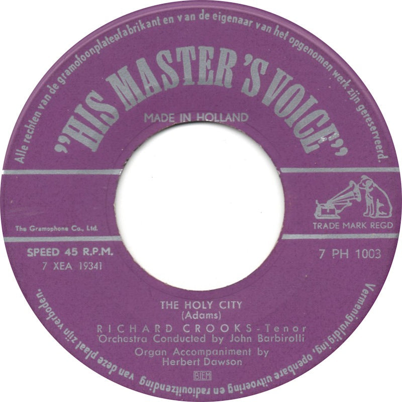 Richard Crooks - Die Heilige Stadt 02046