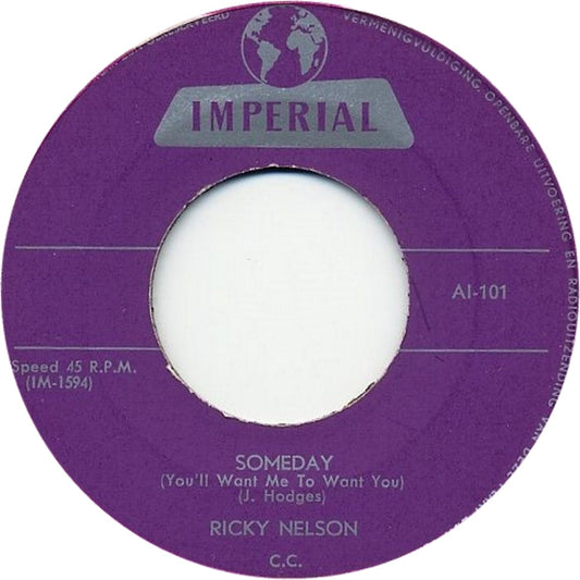 Ricky Nelson - Someday 04138