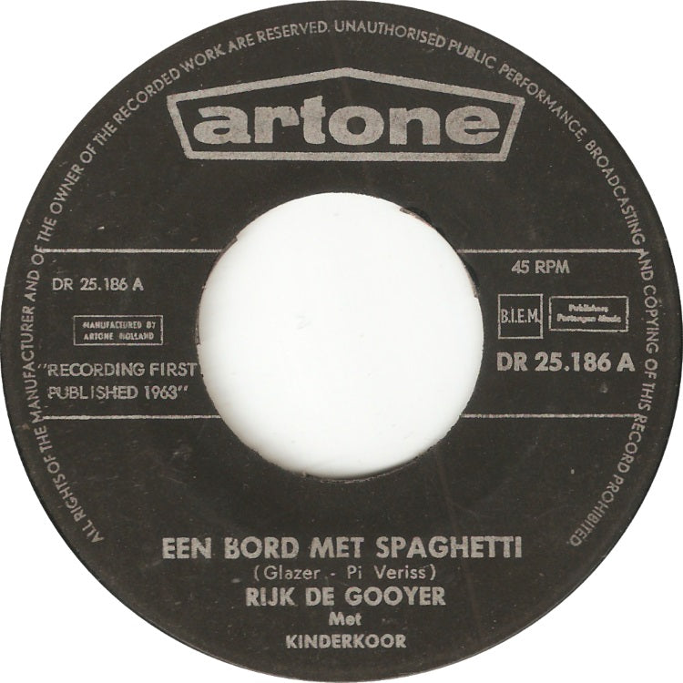 Rijk de Gooyer - Ein Teller mit Spaghetti 29509