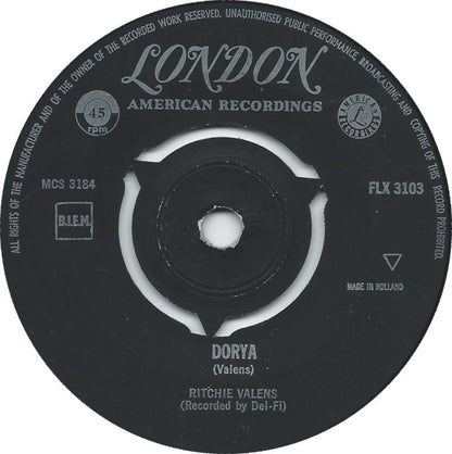 Ritchie Valens - Dorya 42445 Vinyl Singles Vinyl Goed / Hoes Generic