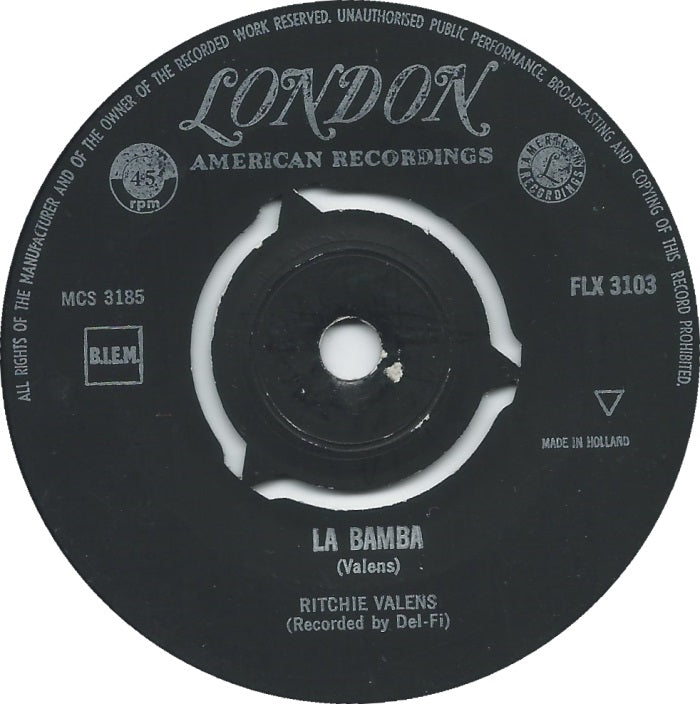 Ritchie Valens - Dorya 42445 Vinyl Singles Vinyl Goed / Hoes Generic