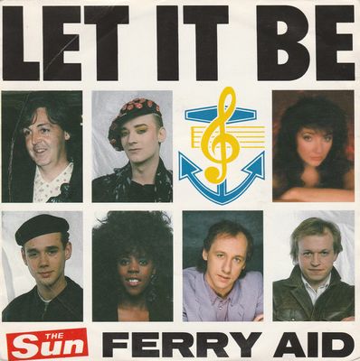 Ferry Aid - Let It Be Vinyl Singles Vinyl Zeer Goed / Hoesje Tekst "VINYLSINGLES.NL"