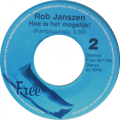 Rob Janszen - Hoe Is Het Mogelijk 15865 Vinyl Singles Vinyl Goed / Hoes Goed