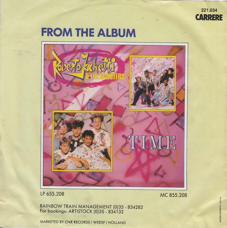 Roberto Jacketti & The Scooters - Make Me Cry 40520 Vinyl Singles Vinyl Goed / Hoes Goed