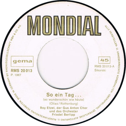 Roy Etzel - So One Day 16725