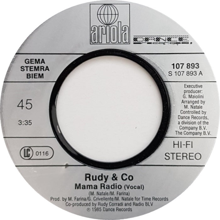 Rudy &amp; Co. - Mama Radio 18500
