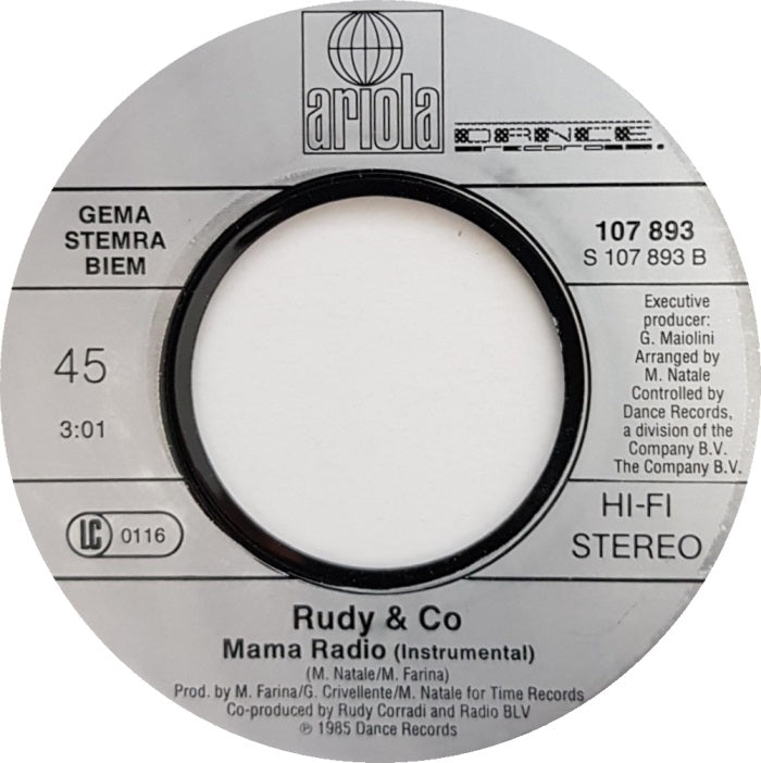 Rudy &amp; Co. - Mama Radio 18500