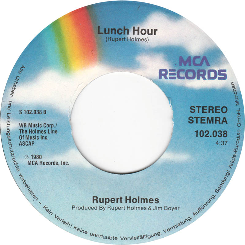 Rupert Holmes - Answering Machine 19048