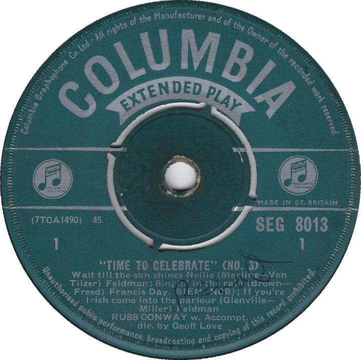 Russ Conway - Time To Celebrate (No. 3) 16266