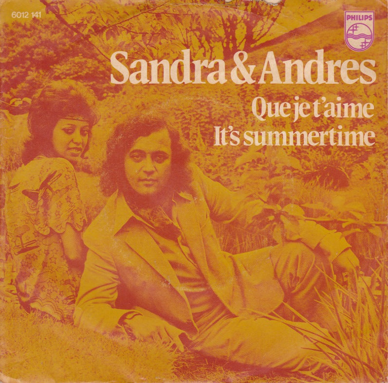 Sandra & Andres - Que Je T'aime 07308 Vinyl Singles Vinyl Goed / Hoes Goed